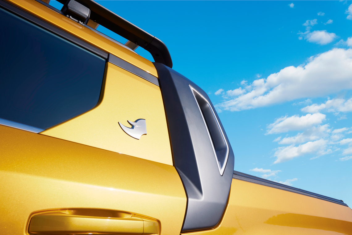 Musso EV rear styling