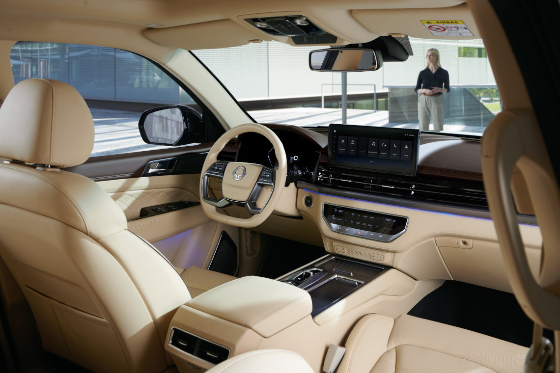 Rexton interior - dashboard