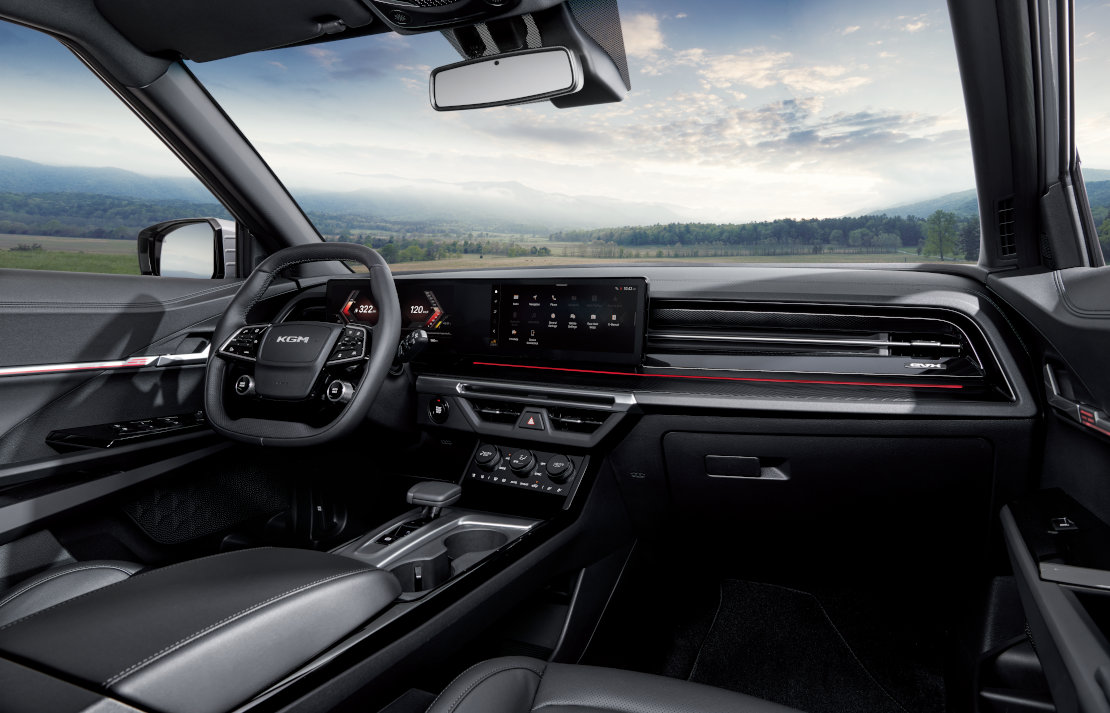 Torres EVX Charcoal black interior